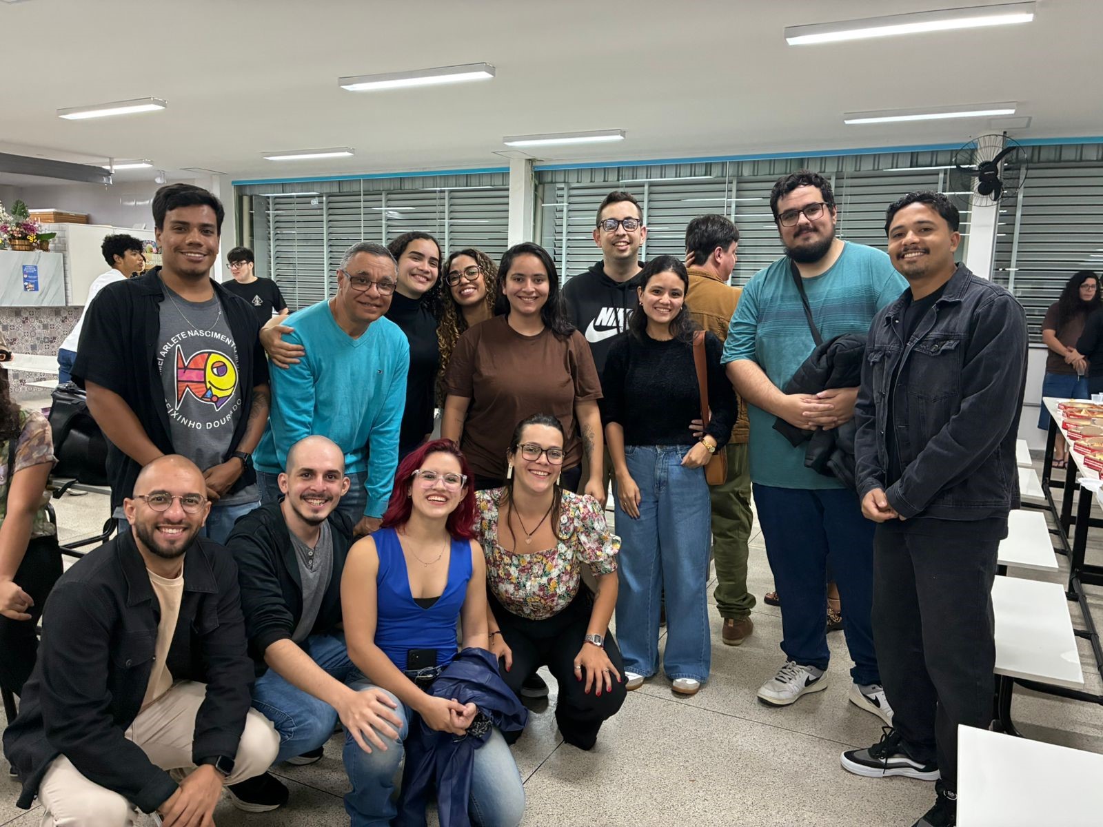 Imagem 5 - Professor Luis Américo com os egressos em Matemática da turma de 2018