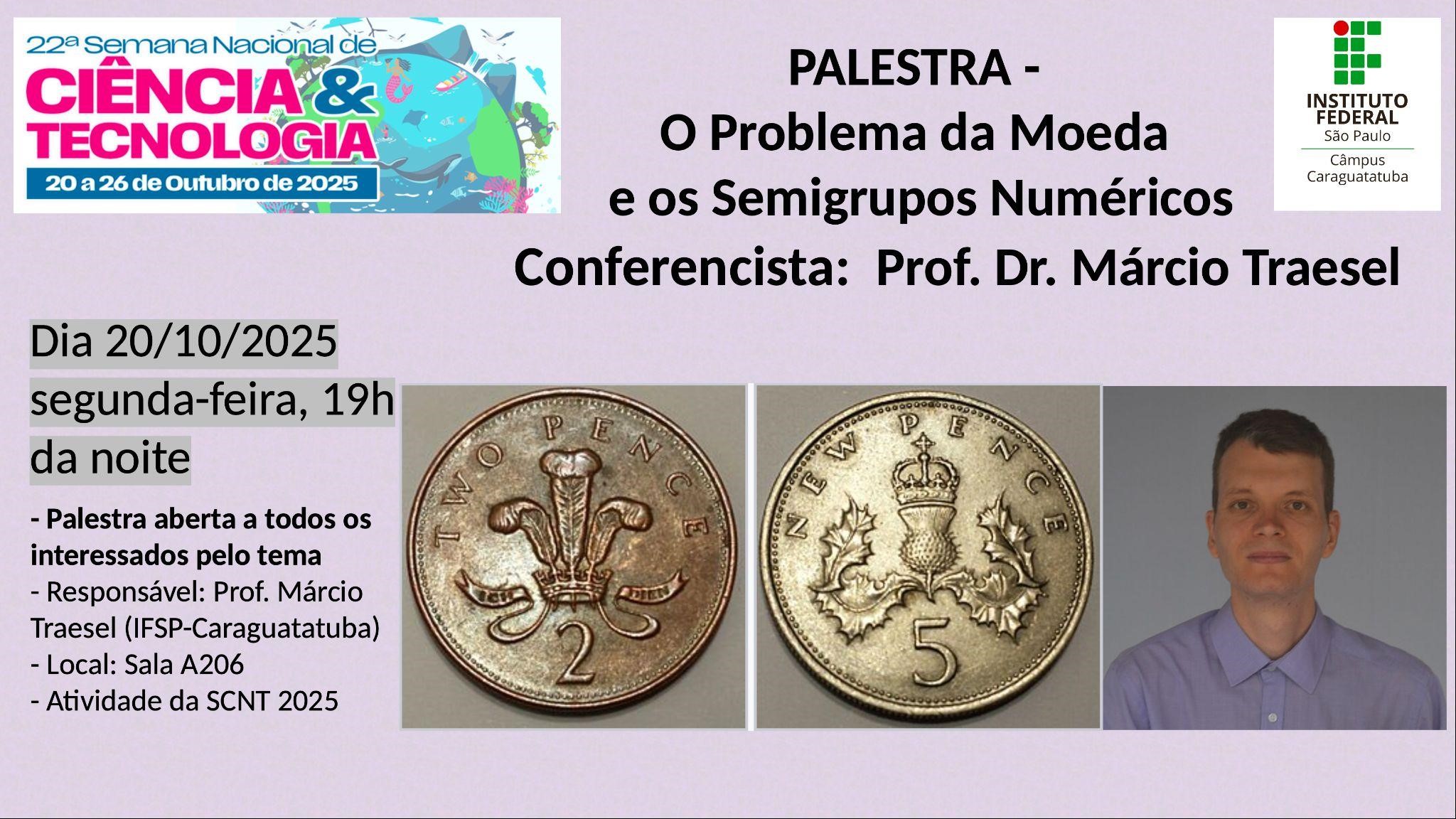 Imagem 1: Cartaz da palestra