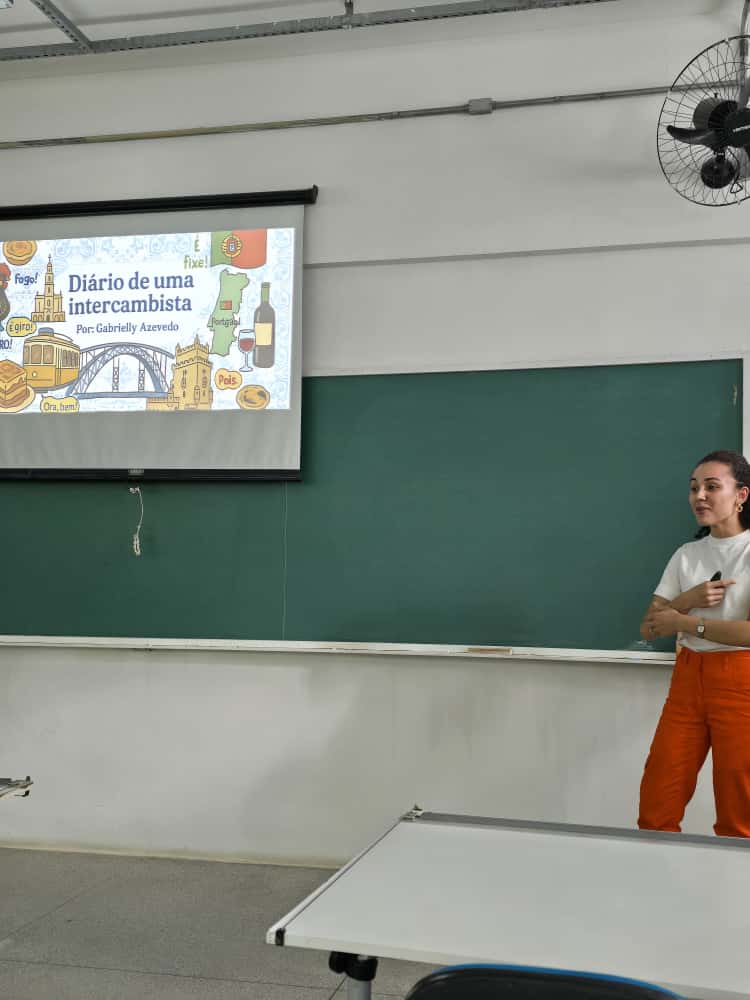 Imagem 1: Gabrielly da Silva Azevedo compartilhando suas experiências