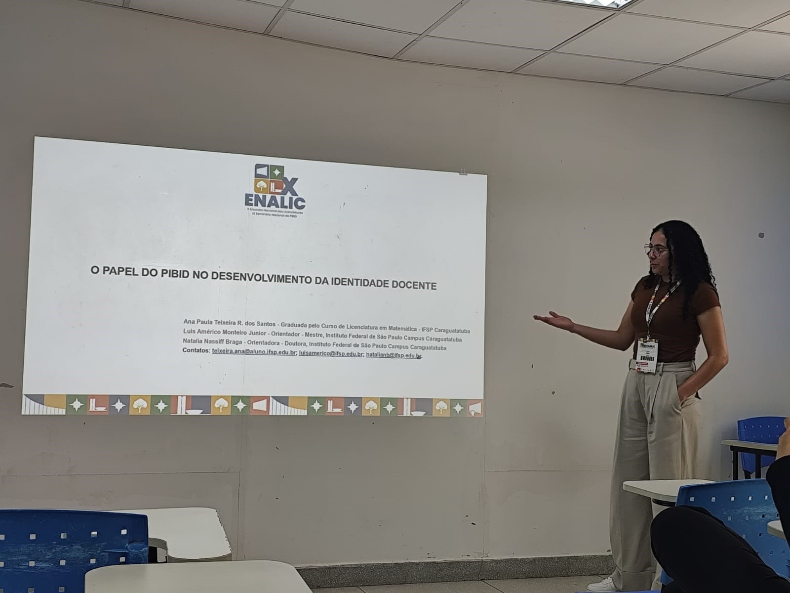 Imagem 8: Ana Paula dos Santos (egressa do curso de Licenciatura em Matemática)