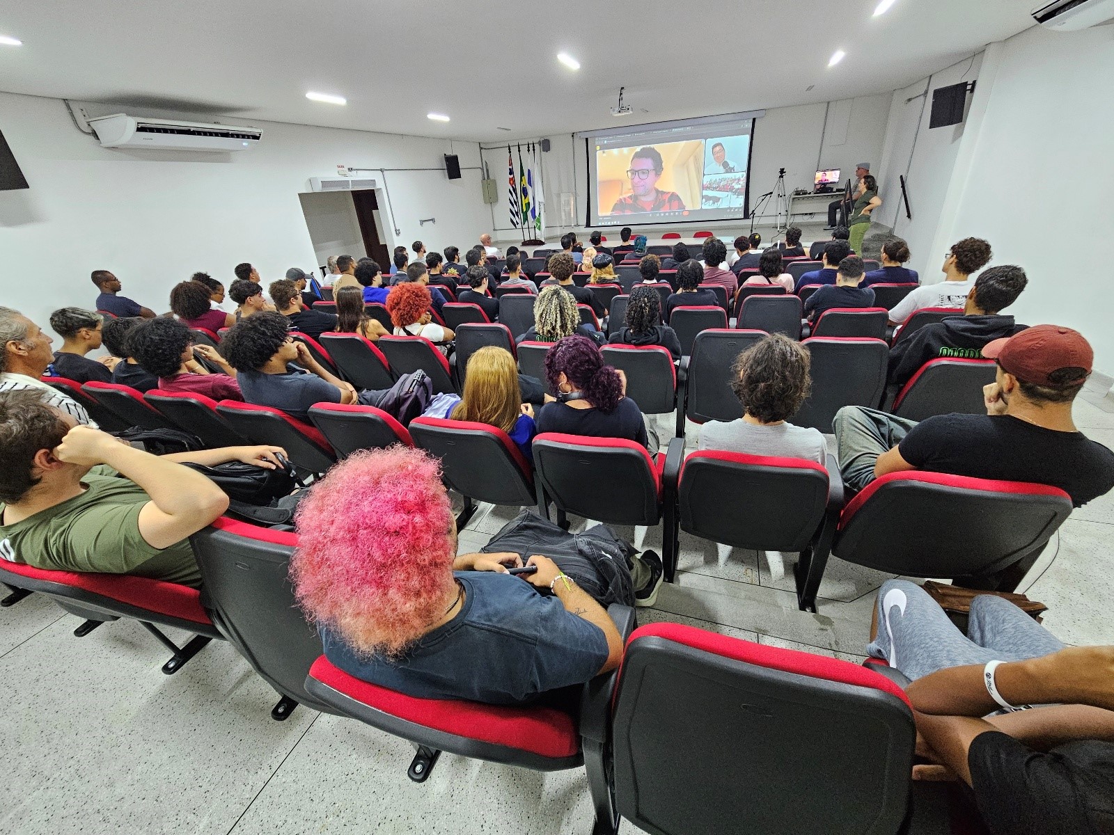 Imagem 1: Aula Inaugural do curso de ADS no IFSP-CAR