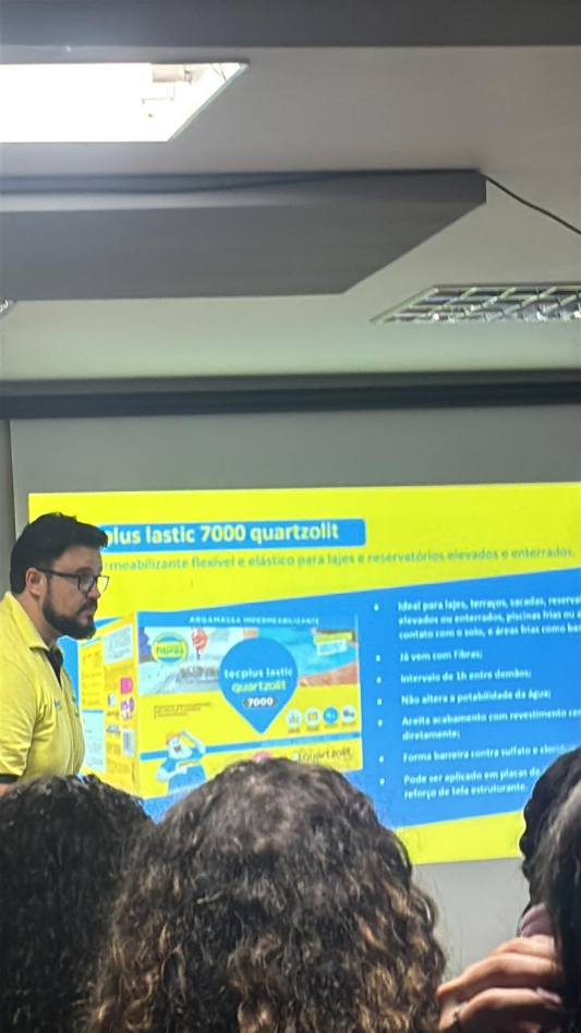 Imagem 2: Palestra sobre Impermeabilizantes