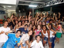 Calouros do campus Caraguatatuba participam de gincana promovida pelo DCE