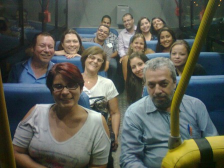 Professores e alunos do IFSP-Caraguatatuba indo para o EPEM