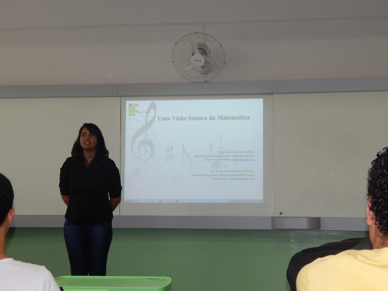 Apresentação da aluna Paola