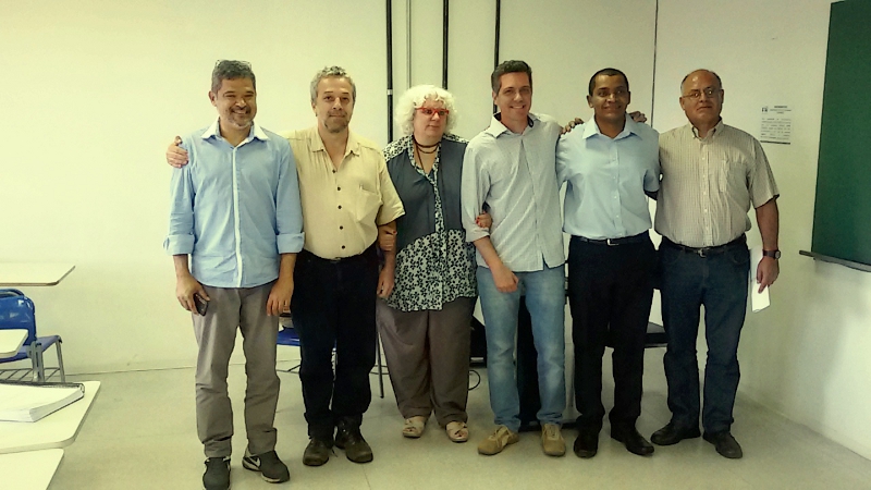 Professores da Banca de Avaliação juntamente com o Professor Daniel.