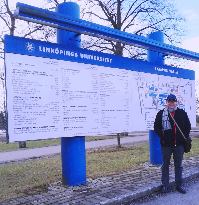 Professor Roberto Costa Moraes na Universidade de Linköping