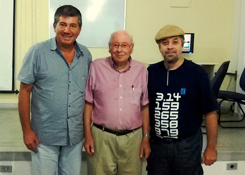 Professores Candido, Iuda e Ricardo