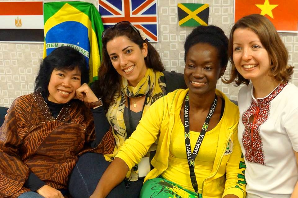 Foto 2 - Professora Nicole com colegas na Australia