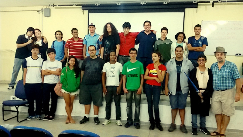 Alguns dos presentes no encerramento da Semana de Guerra nas Estrelas