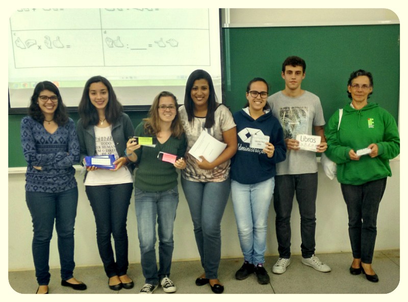 Alunos da Disciplina de Língua Brasileira de Sinais – LIBRAS