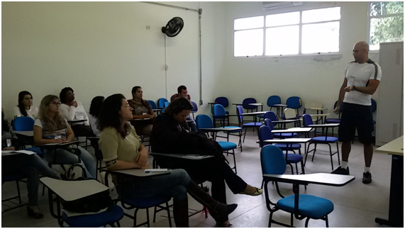 Professor Ronaldo durante a oficina 2