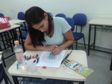 Milene em atividade