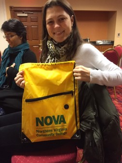 Professora Jaqueline Lopes na Northern Virginia Community College
