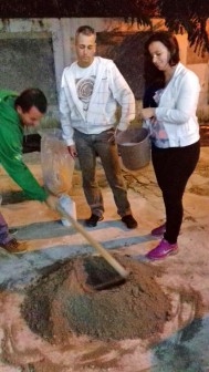 Alunos do 3º módulo do curso Técnico em Edificações