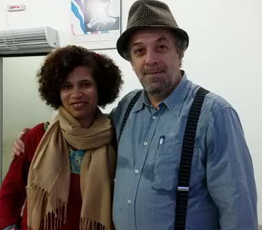 Professores Valéria Adinolfi e Ricardo Plaza