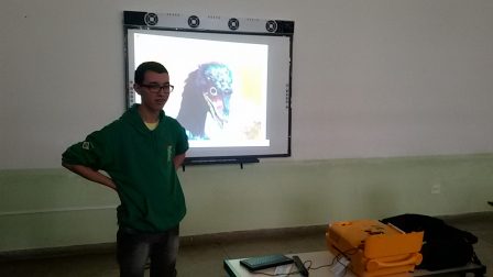 Palestra de André sobre a vida no universo