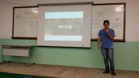 Palestra de Matheus sobre RPG