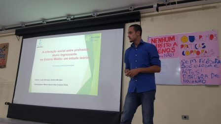 Apresentação do estudante Luis Henrique