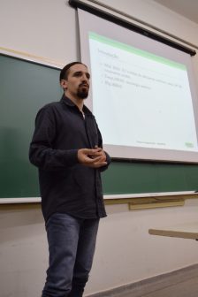 Apresentação do estudante Uriel Calvi