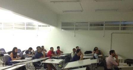 Público presente na área de edificações