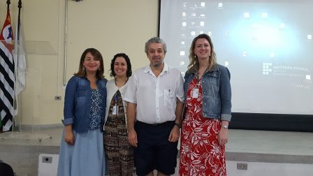 Professores Andressa, Natalia, Ricardo e Ester