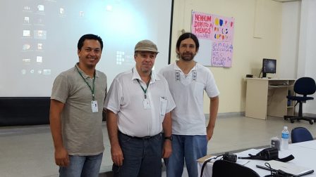 Professores Cesar, Ricardo e Moacir