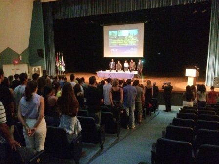 Cerimônia oficial de abertura do curso de Bacharelado em Engenharia Civil do IFSP Caraguatatuba
