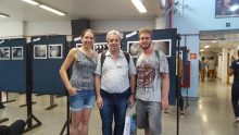 Professores Flávia Polati Ferreira, Ricardo Plaza e Alexandre Bagdonas Henrique