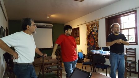 José Domingos, João Adriano e Hermes Renato