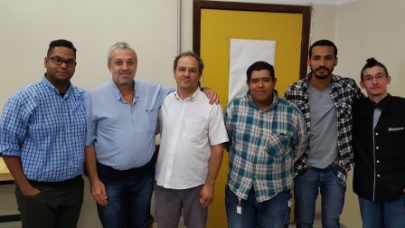 João, Ricardo, Astrogildo, Rodrigo, Kauã e Rafael