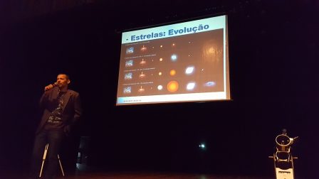 Apresentação do professor Sandro Andrade sobre Evolução Estelar