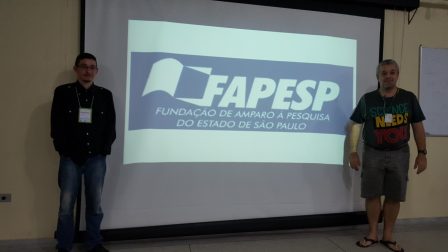 Estudante Rafael Brock e professor Ricardo Plaza