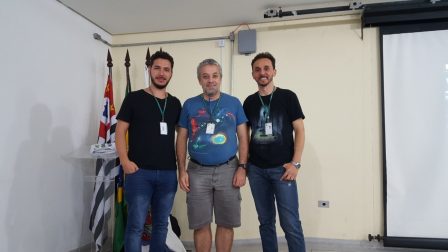 Professores Alex, Ricardo e Jurandi