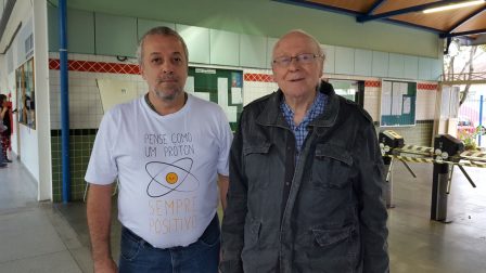 Professores Ricardo Plaza e Iuda Goldman